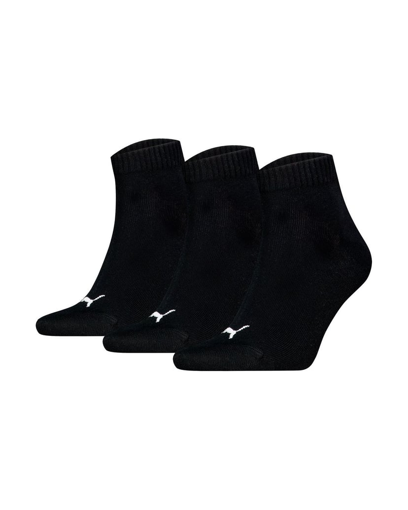 Puma-Unisex-Socken-3er-Pack-Quarter-Plain-3P-schwarz