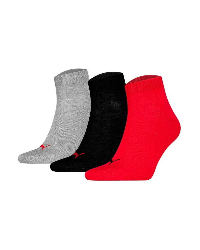 Puma-Unisex-Socken-3er-Pack-Quarter-Plain-3P-schwarz