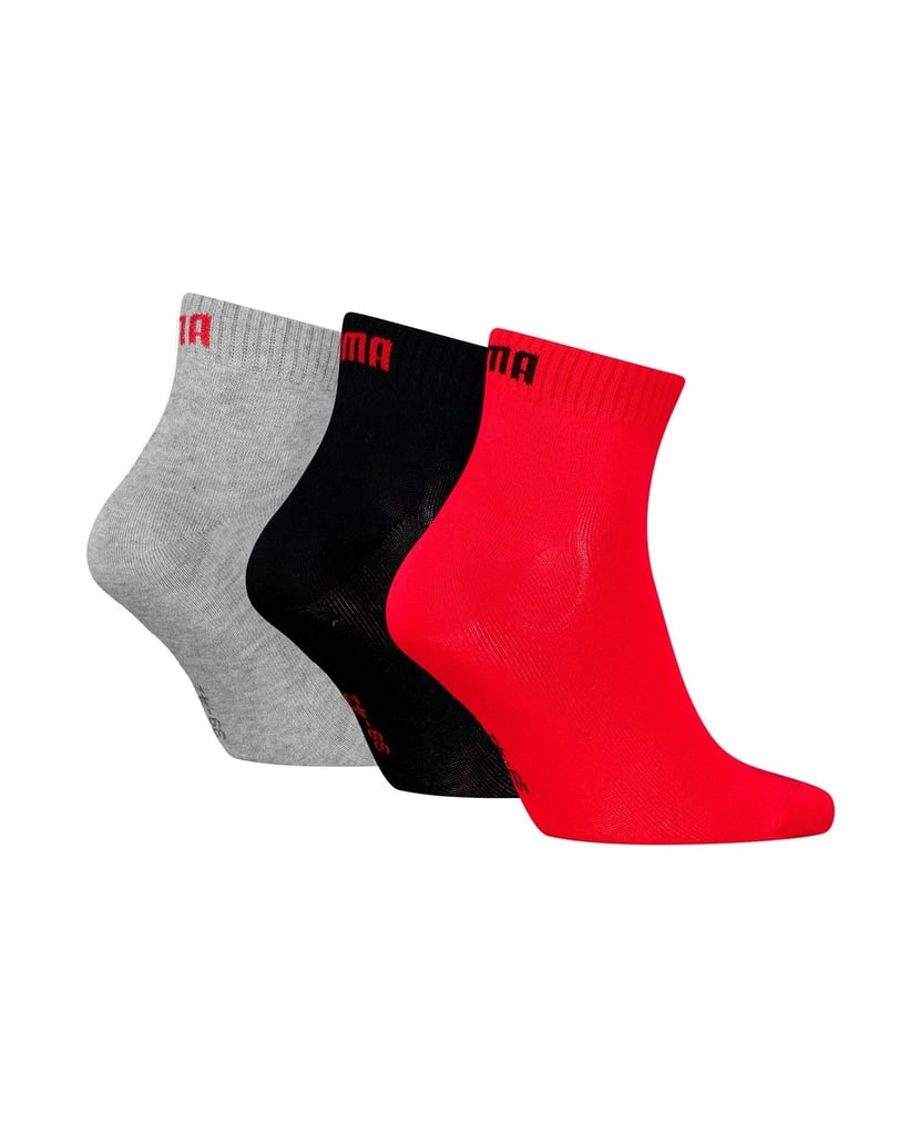 Puma-Unisex-Socken-3er-Pack-Quarter-Plain-3P-schwarz