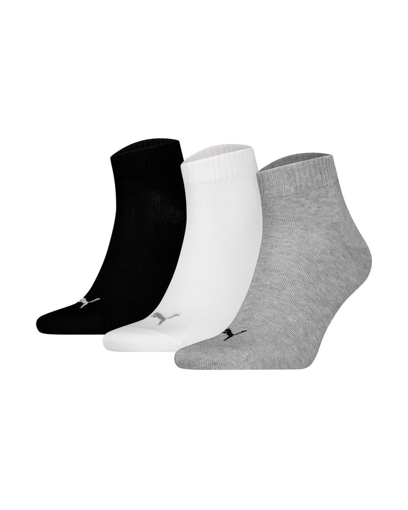 Puma-Unisex-Socken-3er-Pack-Quarter-Plain-3P-schwarz