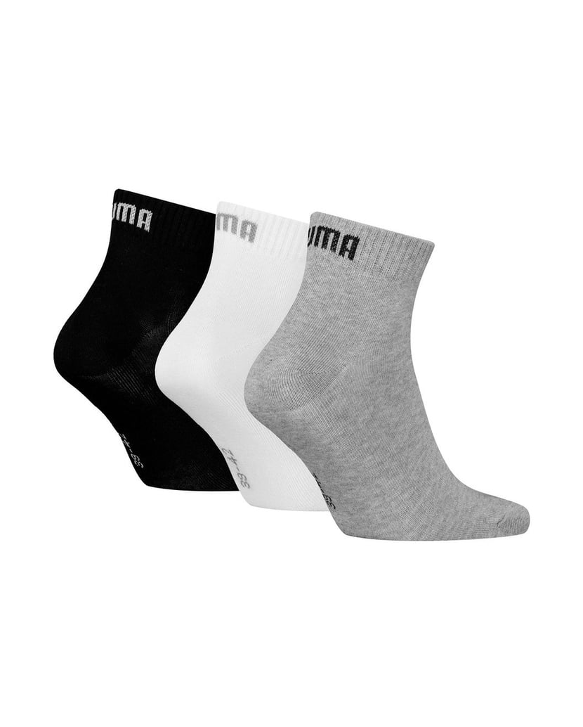 Puma-Unisex-Socken-3er-Pack-Quarter-Plain-3P-schwarz