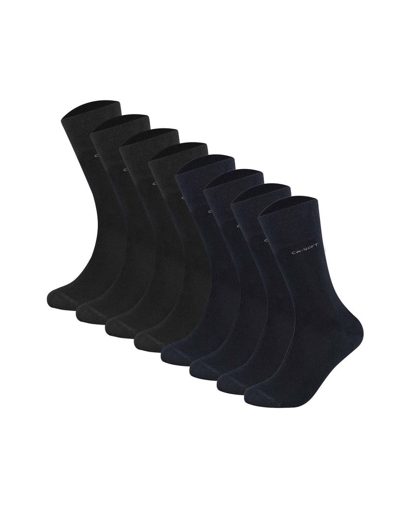 Camano-Unisex-Socken-8er-Pack-schwarz
