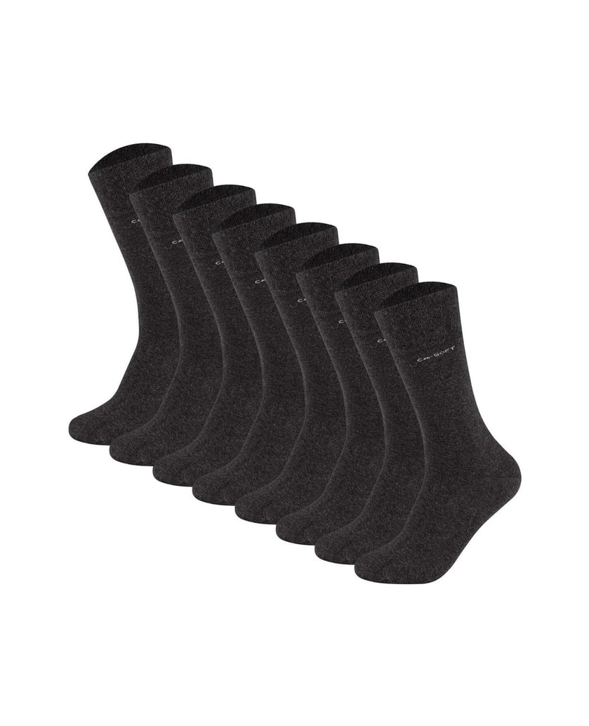 Camano-Unisex-Socken-8er-Pack-schwarz