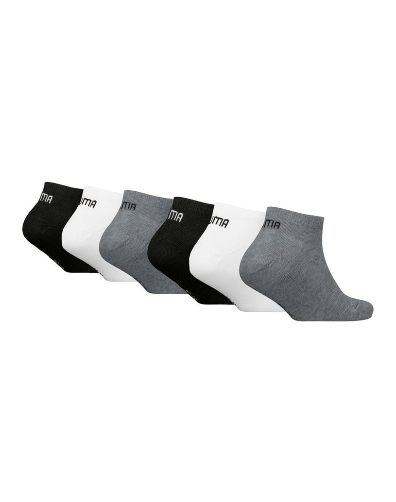 Puma-Unisex-Socken-6er-Pack-Plain-Sneaker-ECOM-6P-schwarz