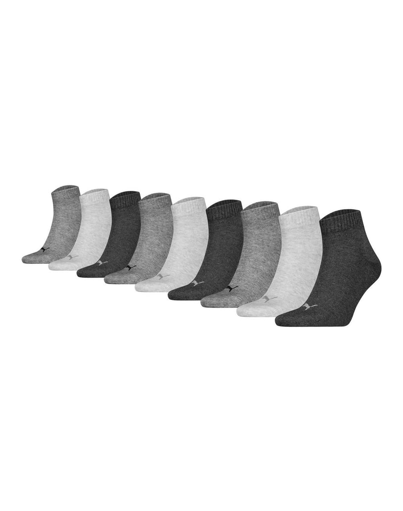 Puma-Unisex-Socken-9er-Pack-Quarter-Plain-ECOM-9P-schwarz