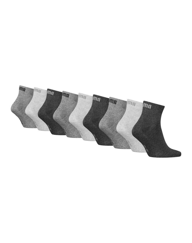 Puma-Unisex-Socken-9er-Pack-Quarter-Plain-ECOM-9P-schwarz