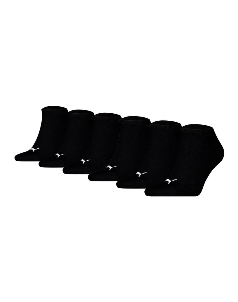 Puma-Unisex-Socken-6er-Pack-Sneaker-Plain-ECOM-6P-schwarz