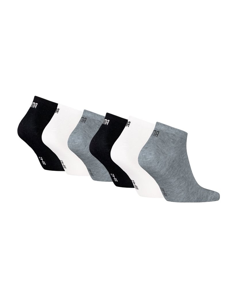Puma-Unisex-Socken-6er-Pack-Sneaker-Plain-ECOM-6P-schwarz