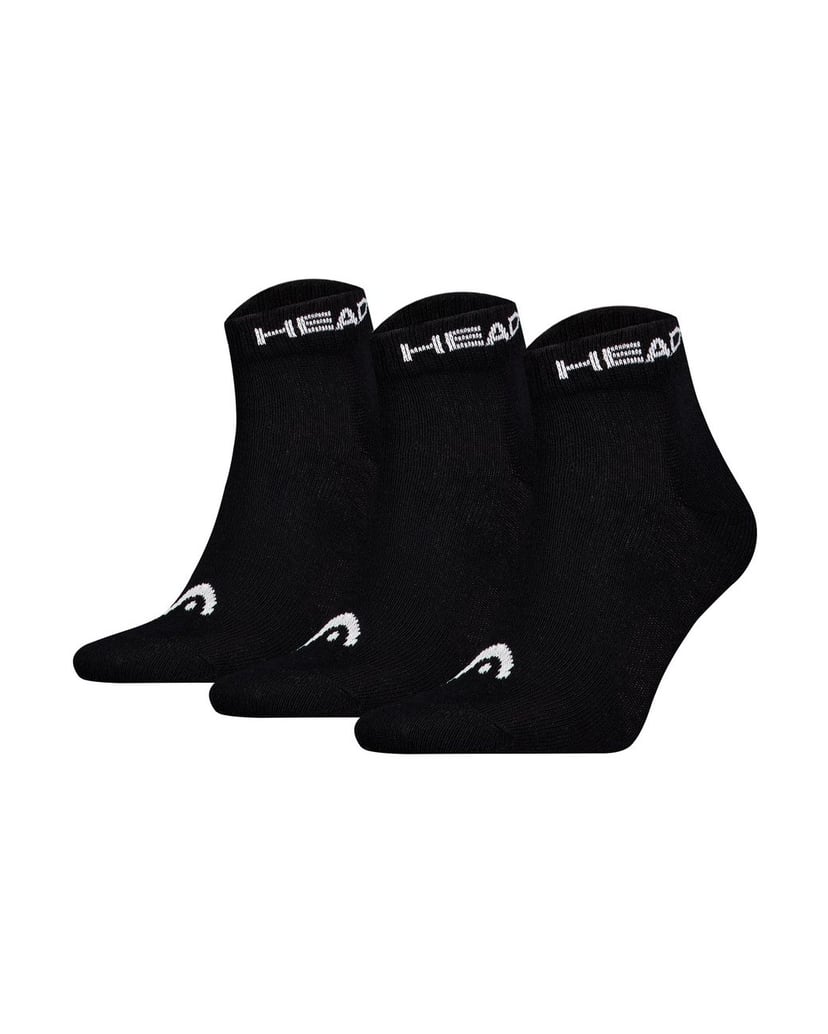 Head-Unisex-Socken-3er-Pack-Elements-All-Sport-Quarter-3P-schwarz