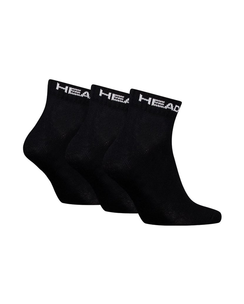 Head-Unisex-Socken-3er-Pack-Elements-All-Sport-Quarter-3P-schwarz