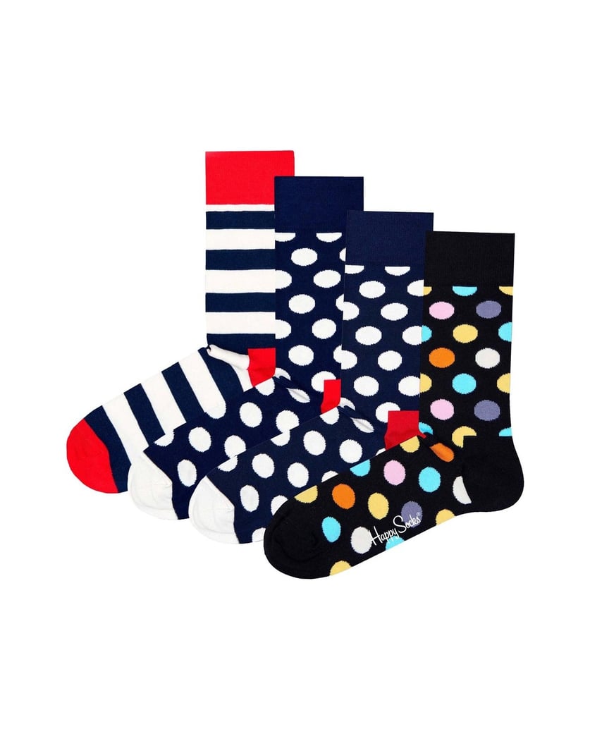 HAPPY-SOCKS-Unisex-Socken-4er-Pack-Classic-Crew-2-Pack-multicolor