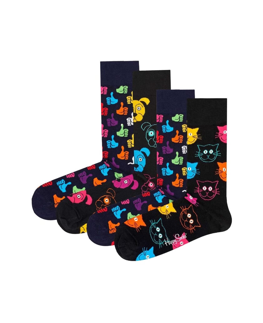 HAPPY-SOCKS-Unisex-Socken-4er-Pack-Classic-Crew-2-Pack-multicolor
