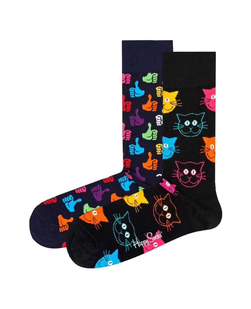 HAPPY-SOCKS-Unisex-Socken-4er-Pack-Classic-Crew-2-Pack-multicolor