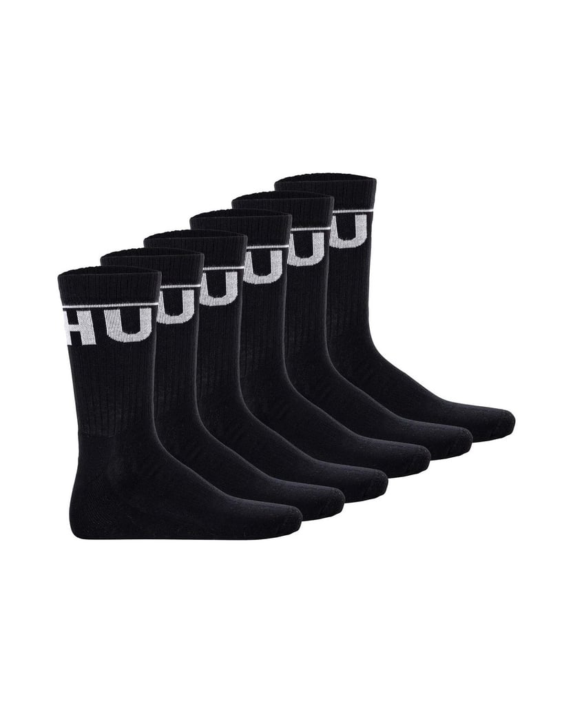HUGO-Herren-Socken-6er-Pack-6P-QS-ICONIC-CC-schwarz
