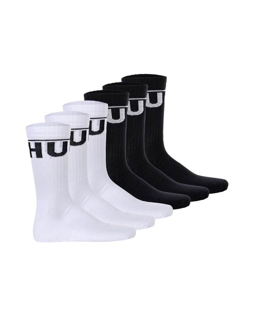 HUGO-Herren-Socken-6er-Pack-6P-QS-ICONIC-CC-schwarz