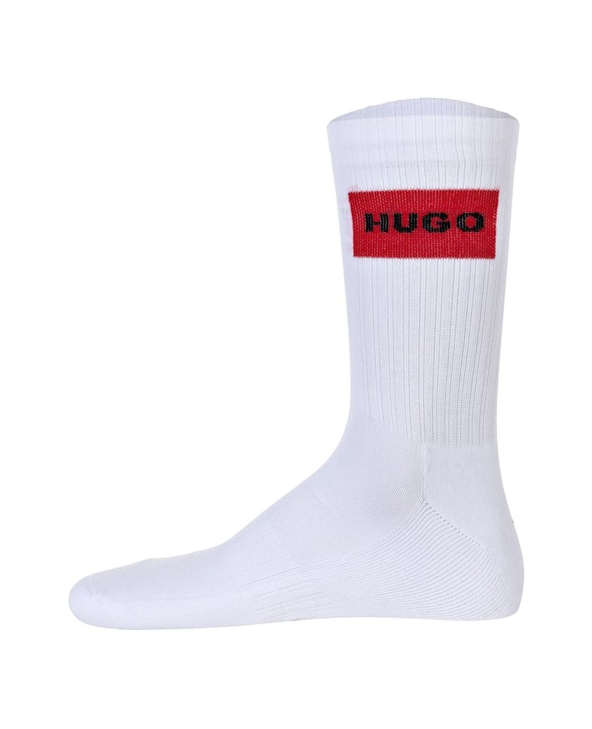 HUGO-Herren-Socken-6er-Pack-6P-QS-RIB-LABEL-CC-schwarz