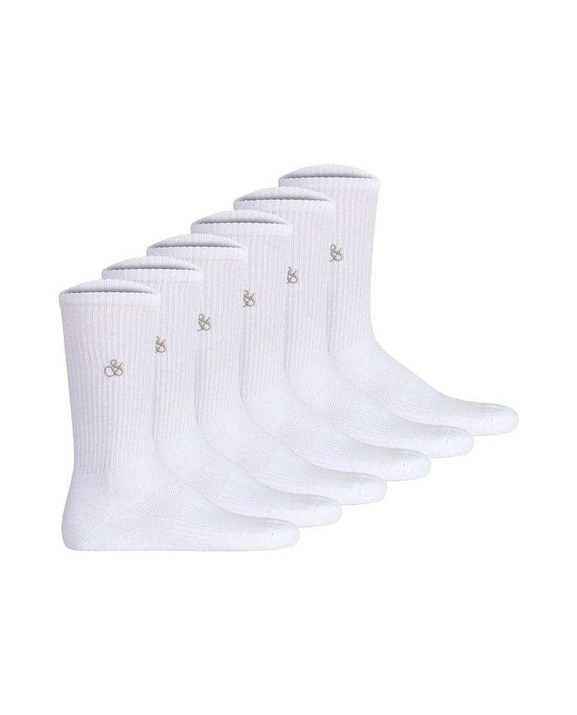 Scotch-&-Soda-Herren-Socken-6er-Pack-1/2-TERRY-COTTON-CREW-schwarz