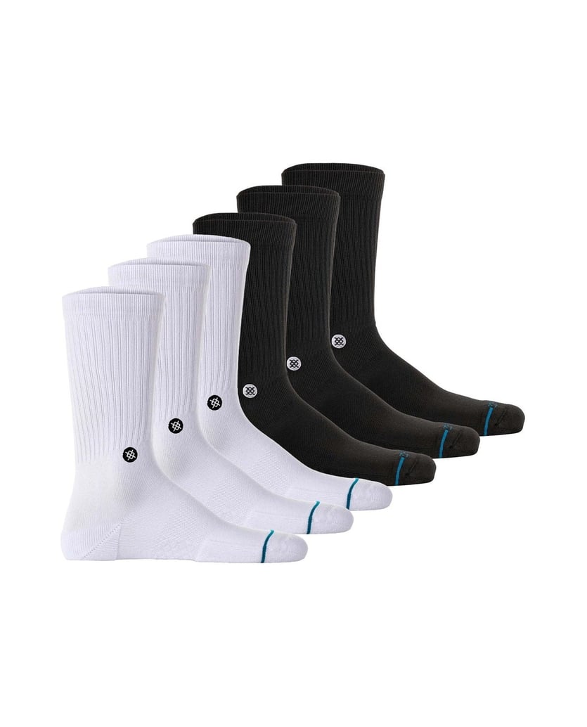 STANCE-Unisex-Socken-6er-Pack-Icon-Socken-schwarz