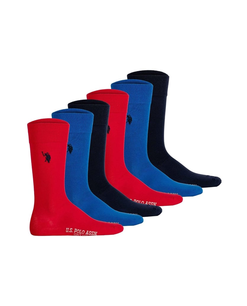 U.S.-POLO-Herren-Socken-6er-Pack-schwarz