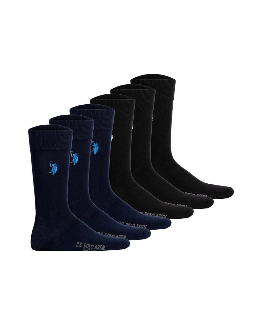 U.S.-POLO-Herren-Socken-6er-Pack-schwarz