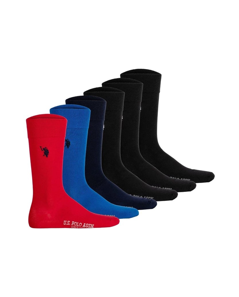 U.S.-POLO-Herren-Socken-6er-Pack-schwarz