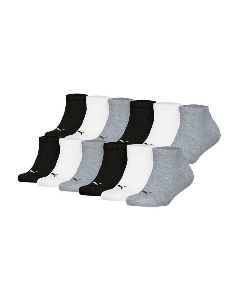 Puma-Unisex-Socken-12er-Pack-Plain-Sneaker-12P-schwarz
