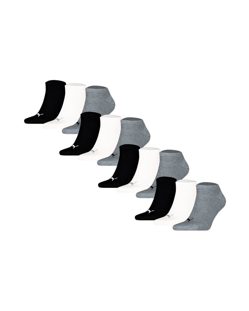 Puma-Unisex-Socken-12er-Pack-Sneaker-Plain-12P-schwarz