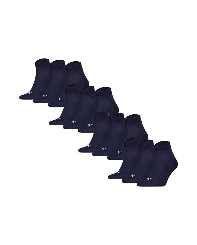Puma-Unisex-Socken-12er-Pack-Quarter-Plain-12P-schwarz