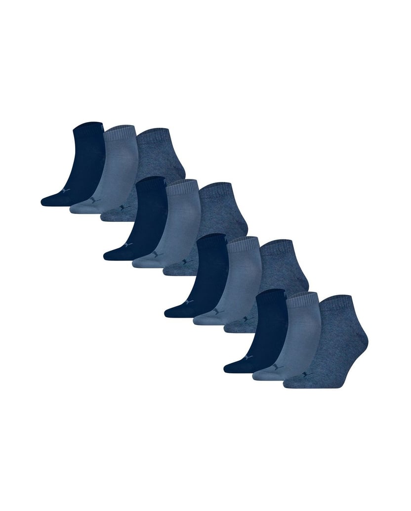 Puma-Unisex-Socken-12er-Pack-Quarter-Plain-12P-schwarz