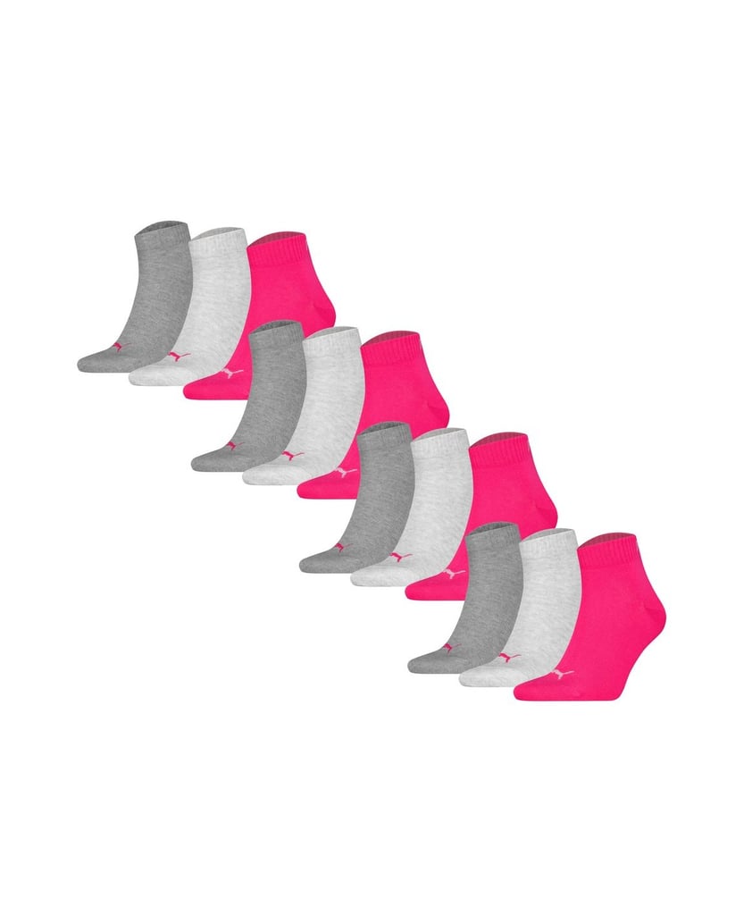 Puma-Unisex-Socken-12er-Pack-Quarter-Plain-12P-schwarz