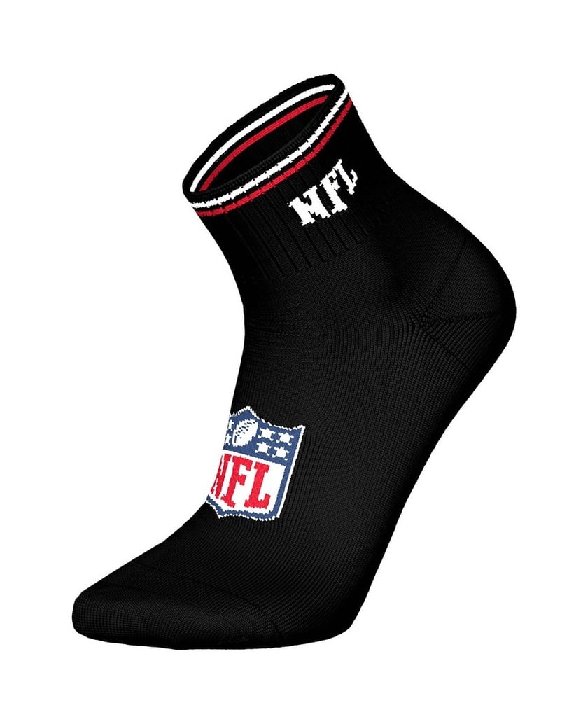 NFL-Unisex-Socken-3er-Pack-NFL-SHIELD-3Pack-Quarter-Socks-schwarz
