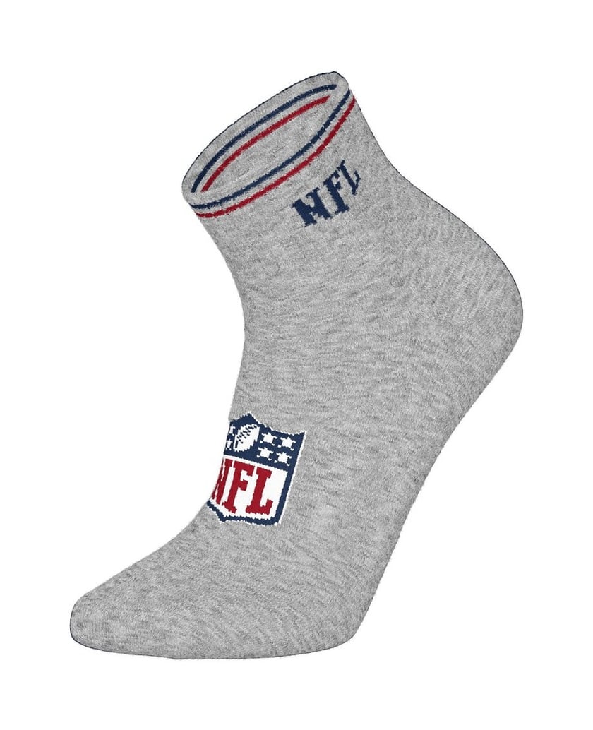 NFL-Unisex-Socken-3er-Pack-NFL-SHIELD-3Pack-Quarter-Socks-schwarz
