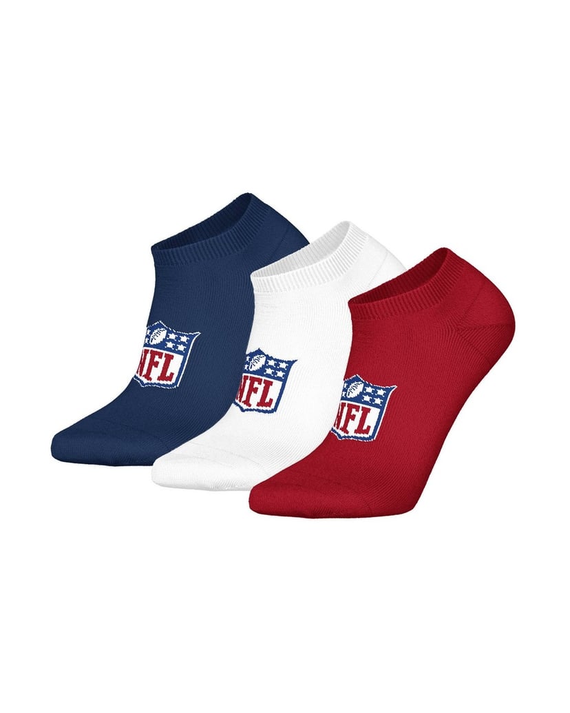 NFL-Unisex-Socken-3er-Pack-NFL-SHIELD-3Pack-Sneaker-Socks-schwarz