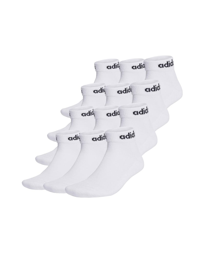 Adidas-Unisex-Socken-12er-Pack-Linear-Cushioned-Ankle-schwarz