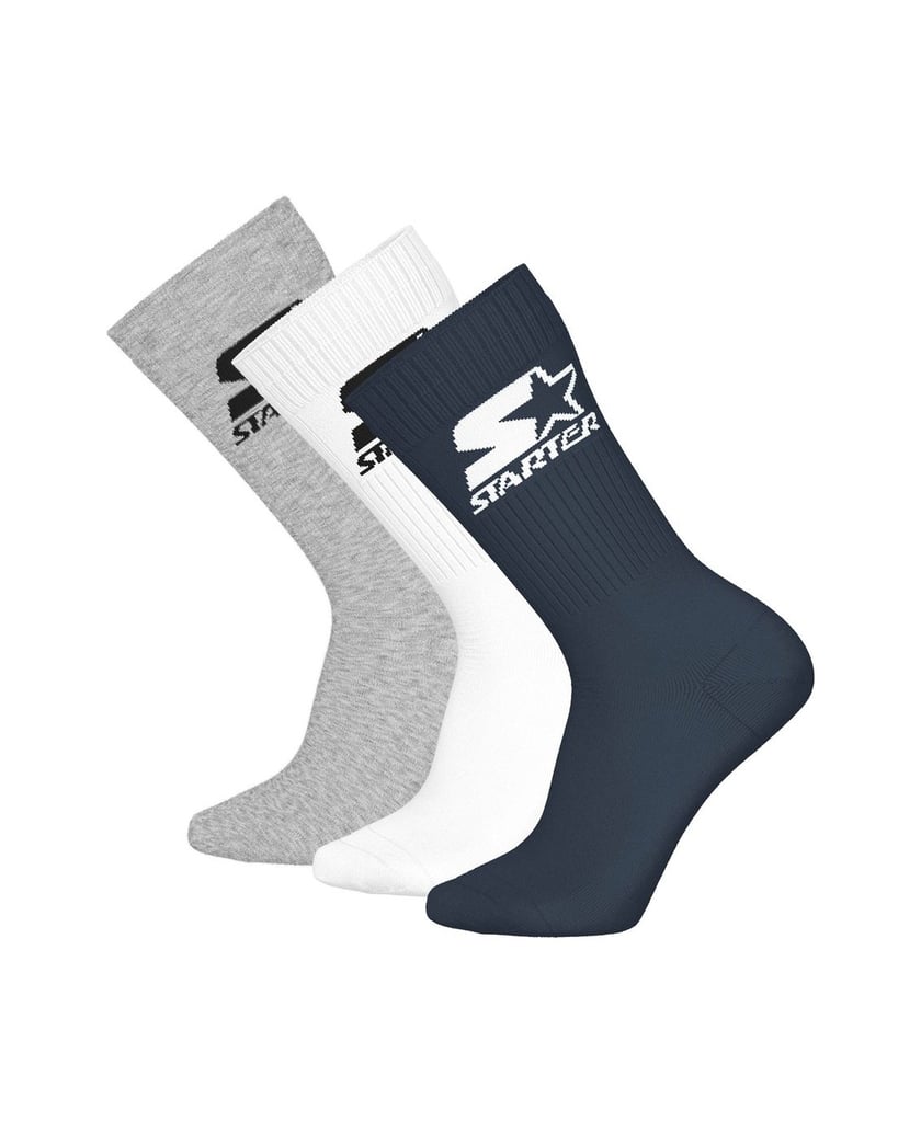Starter-Unisex-Socken-3er-Pack-STARTER-3pk-Crew-Socks-mehrfarbig-
