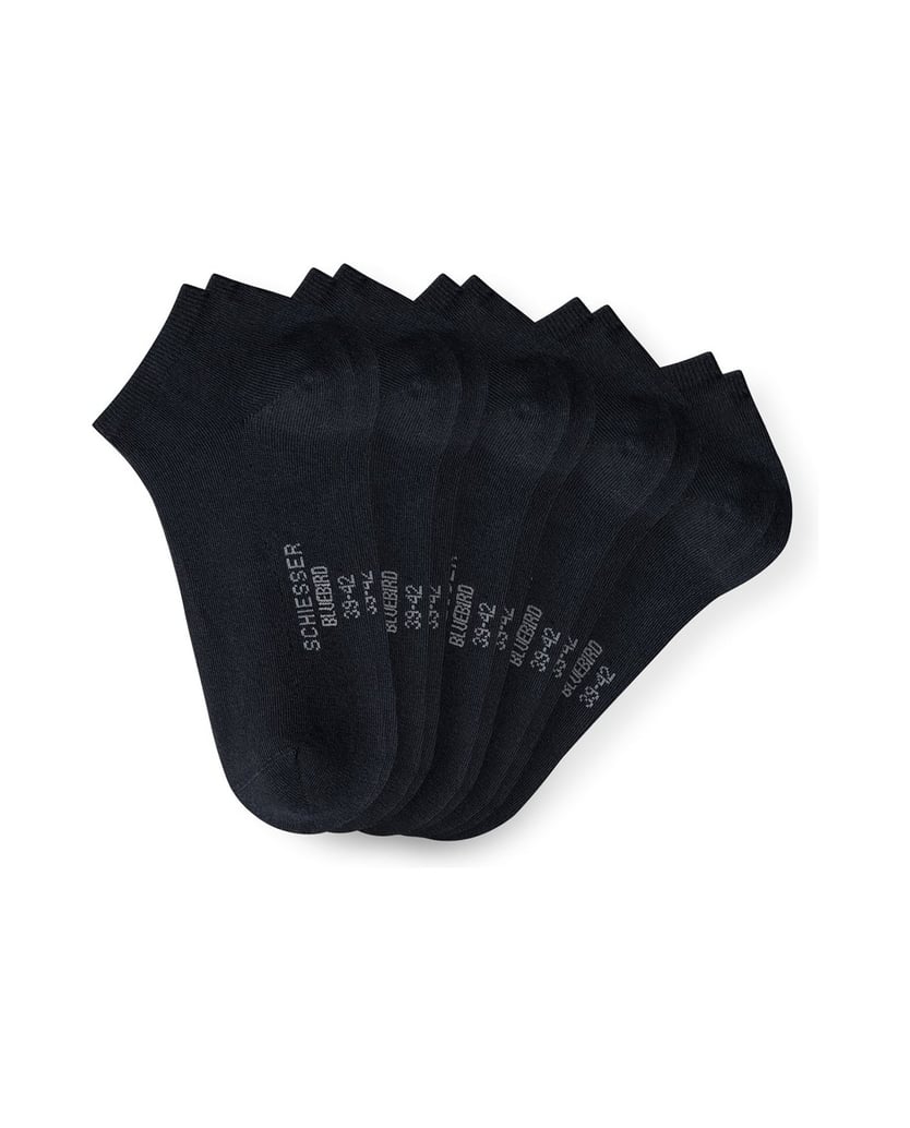 SCHIESSER-Herren-Socken-5er-Pack-Blue-Bird-schwarz