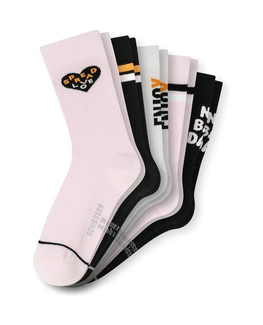 SCHIESSER-Mädchen-Socken-5er-Pack-Legwear-Teens-mehrfarbig-
