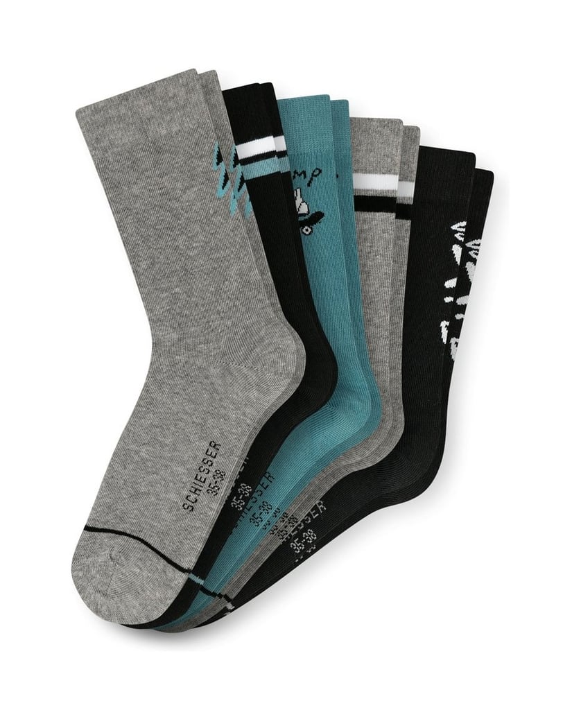 SCHIESSER-Jungen-Socken-5er-Pack-Legwear-Teens