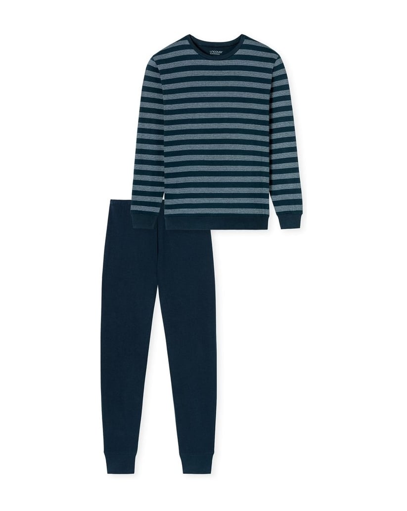 Uncover-by-Schiesser-Herren-Pyjama-dunkelblau