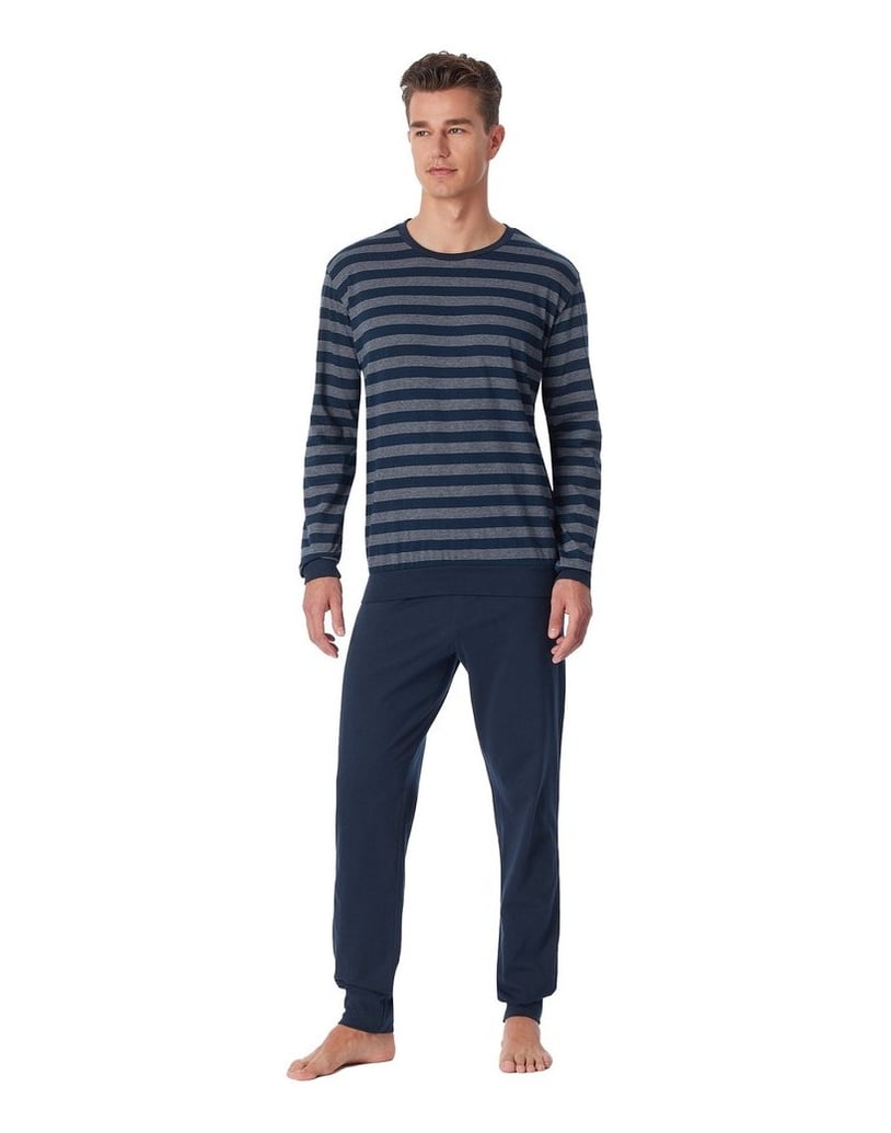 Uncover-by-Schiesser-Herren-Pyjama-dunkelblau