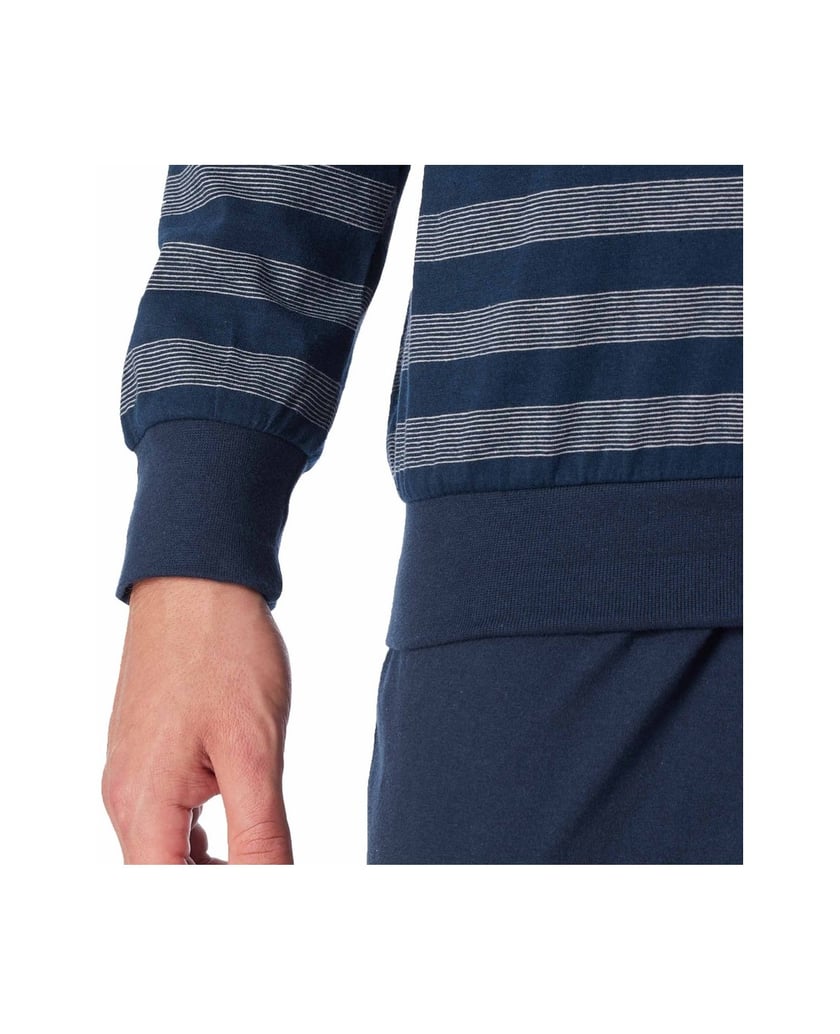 Uncover-by-Schiesser-Herren-Pyjama-dunkelblau