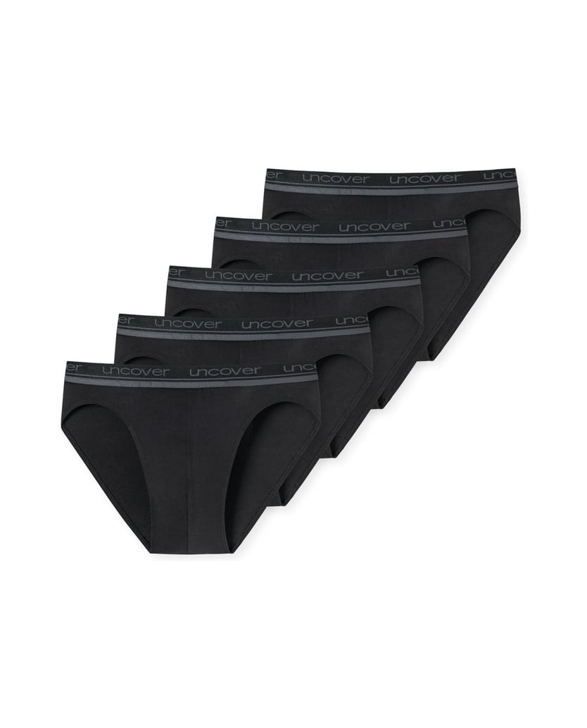 Uncover-by-Schiesser-Herren-Slip-5er-Pack-UNCOVER-Cotton-5PACK-schwarz