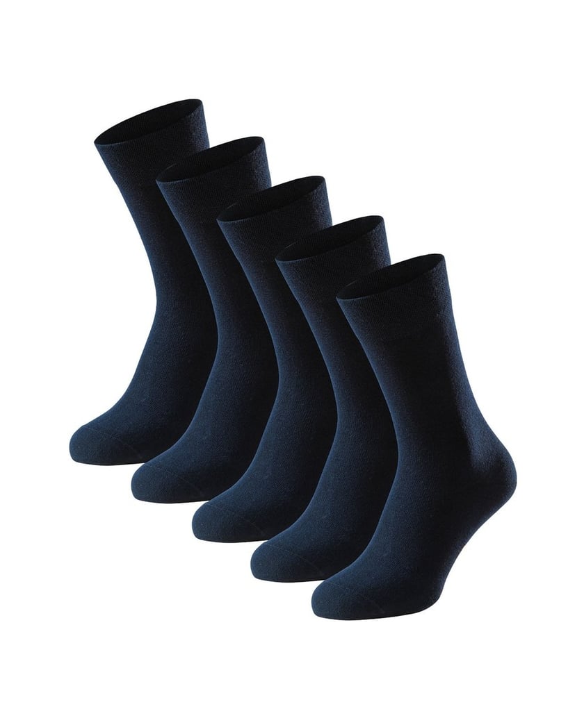 SCHIESSER-Herren-Socken-5er-Pack-Bluebird-schwarz-