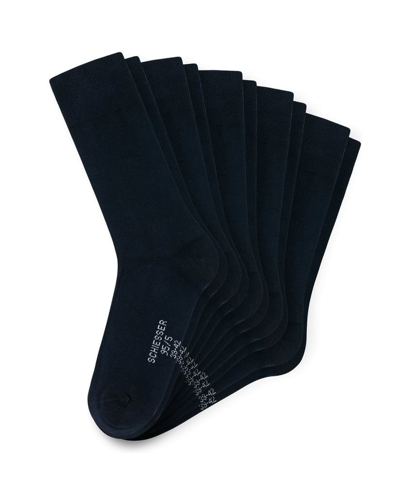SCHIESSER-Herren-Socken-5er-Pack-Bluebird-schwarz-