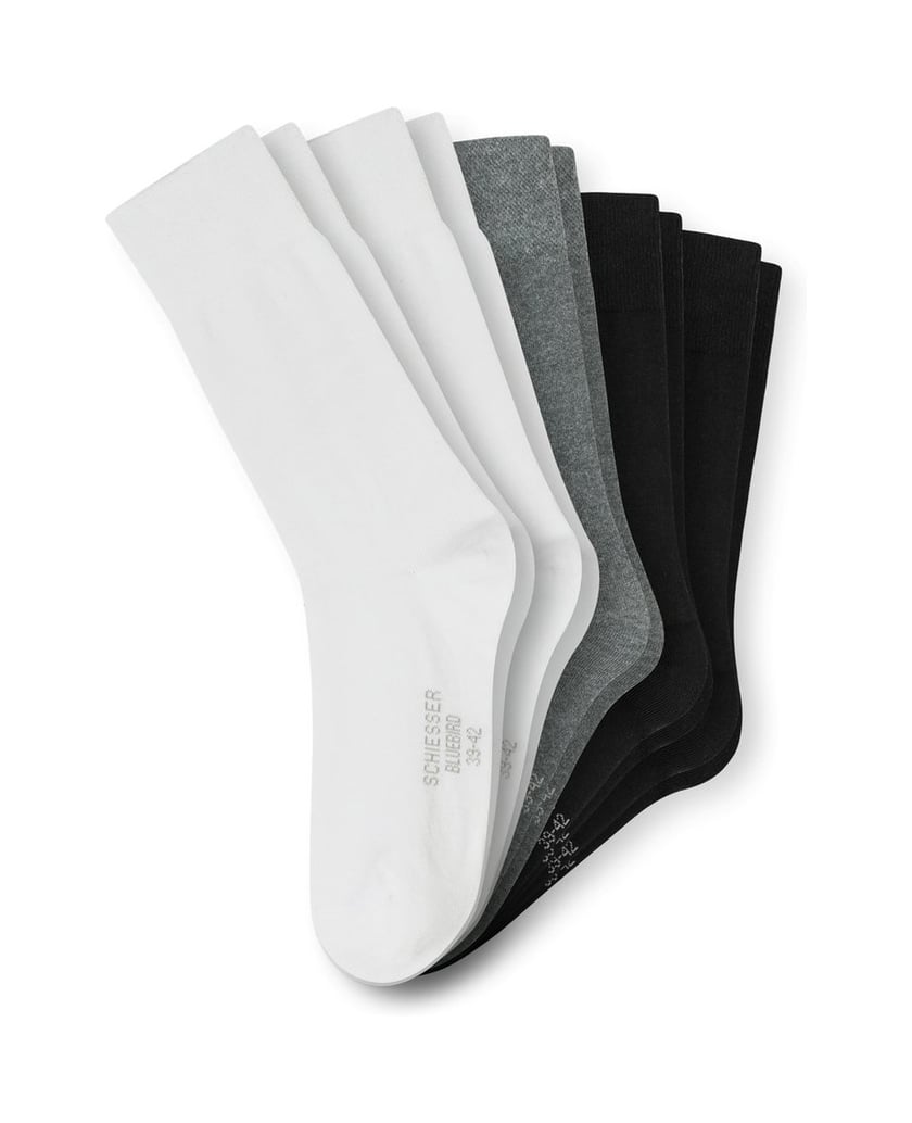 SCHIESSER-Herren-Socken-5er-Pack-Bluebird-schwarz-
