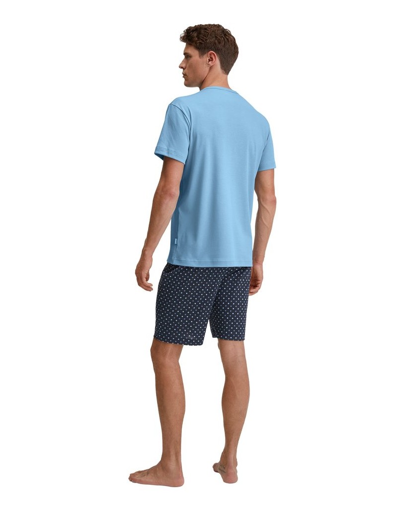 Calida-Herren-Pyjama-Relax-Streamline-Pyjama-blau-