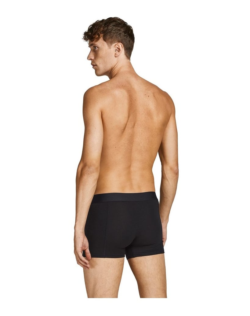 Jack-&-Jones-Herren-Boxershort-3er-Pack-JACBASIC-TRUNKS-3-PACK-schwarz