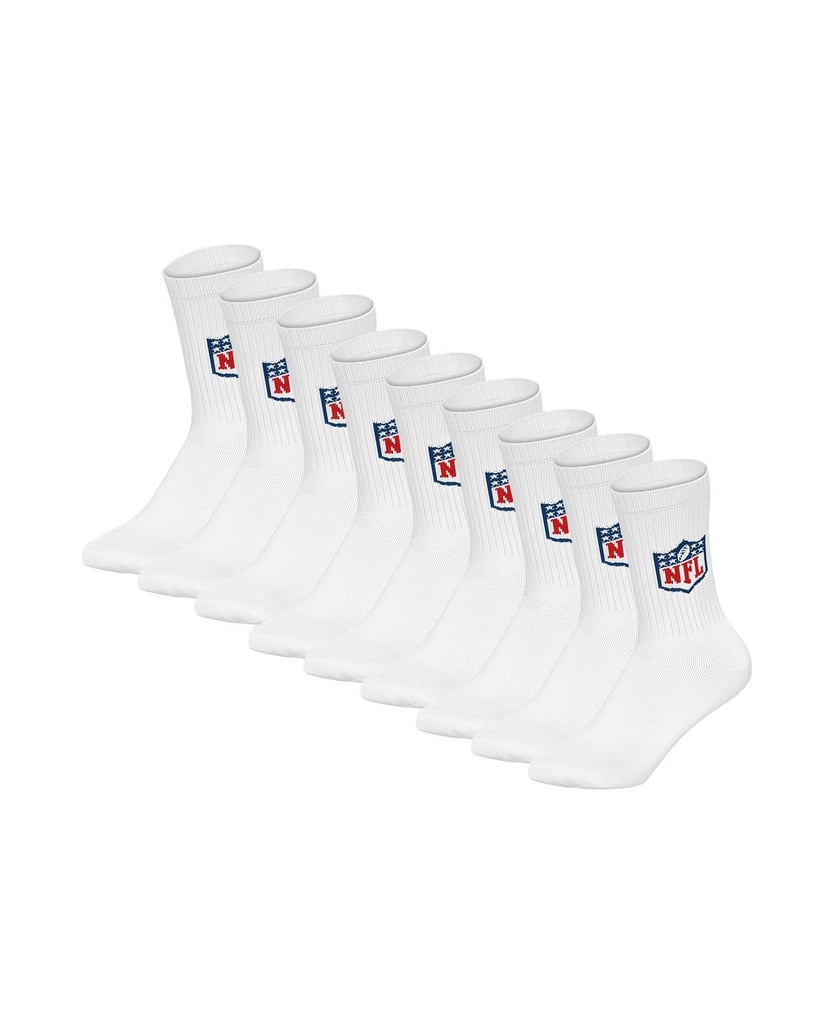 NFL-Unisex-Socken-9er-Pack-NFL-SHIELD-9Pack-Crew-Socks-schwarz