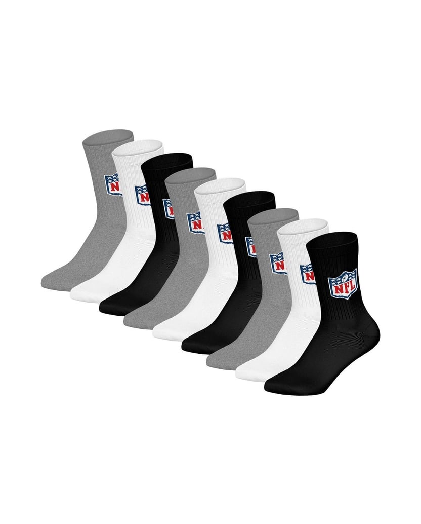NFL-Unisex-Socken-9er-Pack-NFL-SHIELD-9Pack-Crew-Socks-schwarz