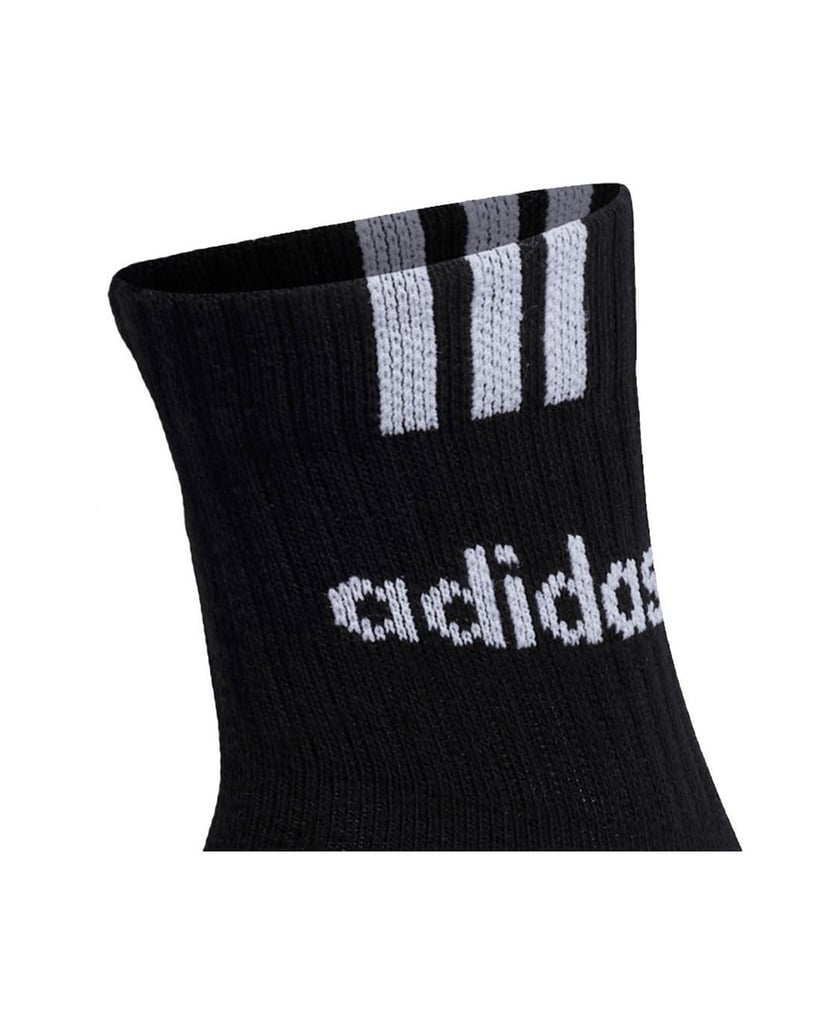 Adidas-Unisex-Socken-12er-Pack-Cushioned-3S-Linear-schwarz